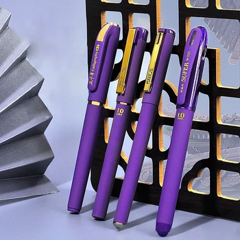 1 шт. Гелевые ручки с фиолетовыми чернилами 0,7 мм / 1,0 мм для письма, большая емкость для пополнения канцелярских принадлежностей для студентов, Возвращение в школу