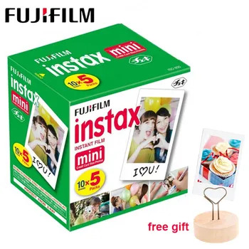 10-200 Листов Фотобумаги Fujifilm Instax Mini 12 Film Camera С Белым Краем Для Mini LiPlay 11 9 8 40 70 90 Instant Camera EVO