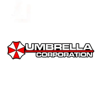 10 см Бутик-Автостайлинг Umbrella Corporation Hive Высечка Логотипа Красный Зонтик Водонепроницаемая и Солнцезащитная Виниловая Наклейка-Наклейка