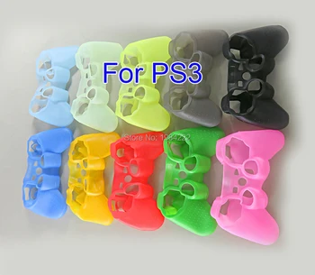 10 шт., высококачественный защитный силиконовый чехол из мягкой кожи для playstation 3, контроллер PS3