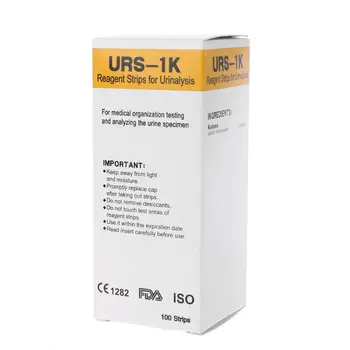 100 шт кето-тест-полосок для точного определения уровня кетоза в моче, прямая поставка