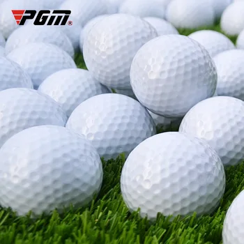 10шт PGM Двухслойные Мячи Для Гольфа Golf Swing Puting Тренировочный Мяч Белый Стандартный Пустой Мяч Для Гольфа Q003
