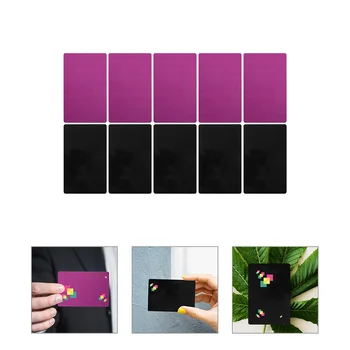 10шт Визитных карточек с гравировкой Металлические Именные карточки Гравировка клиента Визитные карточки Пустые Именные карточки