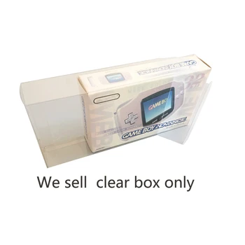 10шт Прозрачная коробка для коллекции GBA Japan version дисплей для хранения ДОМАШНИХ ЖИВОТНЫХ защитная коробка