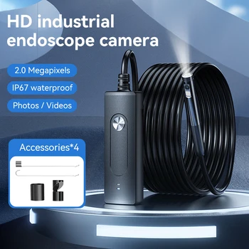 1200 P Wi-Fi Эндоскопическая камера Беспроводная водонепроницаемая инспекционная мини-камера Бороскоп для автомобильной трубы USB IOS и Android Смартфон