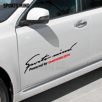 2 Штуки спортивного разума для автостайлинга На автомобильных чехлах для Subaru impreza Sport Entertainment Автомобильная наклейка, Деколь, внешние аксессуары