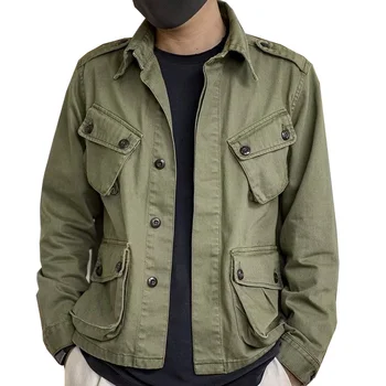 2023 Новая куртка Jungle Jacket M42, военный костюм десантника, мужской комбинезон, повседневное пальто, армейский однотонный топ