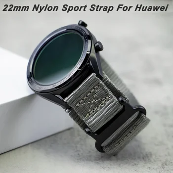 22 мм Нейлоновый Ремешок Для HUAWEI Watch Band Watch 4 Pro GT 3 2 Pro GT 4 46 мм Спортивные Браслеты Браслет для samsung watch 46 мм 3 45 мм