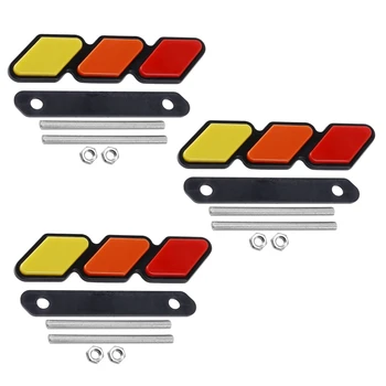 3-Кратный трехцветный значок на решетке радиатора Toyota Tacoma 4Runner Highlander RAV4