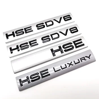 3D SDV8 SDV6 HSE Роскошная Эмблема Логотип Значок Наклейка на Багажник Автомобиля для Range Rover Land Rover Discovery Sport HSE Роскошные Аксессуары