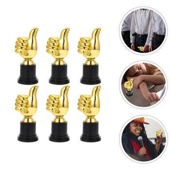6шт. Декоративная модель трофея, детский трофей, чашка в форме большого пальца, декор для трофеев, детская модель