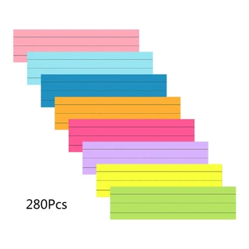 8 цветных полосок для предложений, бумажных заметок, стикеров-напоминаний на доске Холодильник