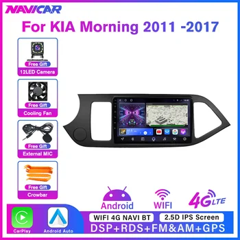 IPS DSP 2DIN Android 10 для KIA PICANTO Morning 2011 2012 2013 2014-2017 Автомобильный радиоприемник Мультимедийный плеер стерео GPS навигация DVD