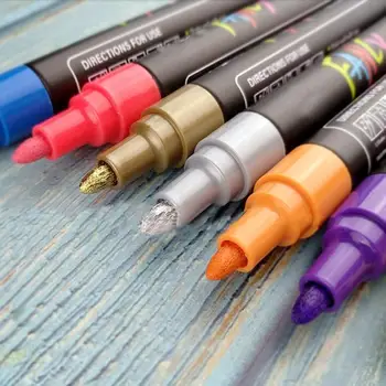 M17F Многофункциональная Ручка для Рисования Фломастерами 20 Цветов Перманентные Фломастеры Работают на Большинстве Поверхностей для Разметки Рисования DIY Фотоальбома