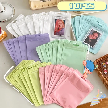 Macaron Color Ziplock Bag Упаковочный пакет Цветной Пластиковый Пакет Для Хранения Герметичного Кармана Упаковка Кисточки Для макияжа Мини-Сумка Для Хранения