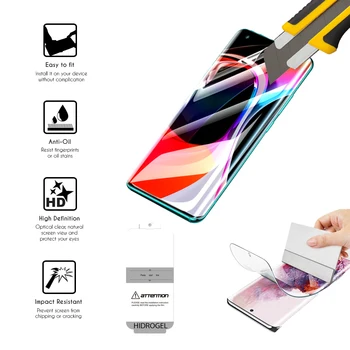 Samsung Galaxy Note 10 (4G) (5G) 6,3-дюймовая мягкая гидрогелевая защита экрана от царапин с полным покрытием для смартфона