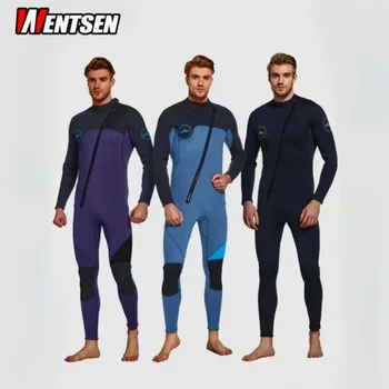 Sharbat Новый 3 мм водолазный костюм мужской теплый на молнии спереди костюм для дайвинга и серфинга купальник для серфинга костюм для дайвинга кожа