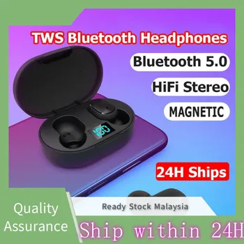 TWS E6S Bluetooth Наушники 5.2 Беспроводная bluetooth гарнитура С Шумоподавлением Гарнитура С Микрофоном Наушники Для Xiaomi iphone