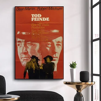 WM3346 Tod Feinde Classic Movie HD Плакат из шелковой ткани, художественный декор, Роспись в помещении, подарок