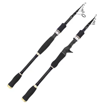 ZY446 Короткая секционная выдвижная вспомогательная удочка с длинным броском и прямой ручкой 2,7 м карбоновая портативная удочка