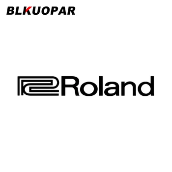 Автомобильная наклейка BLKUOPAR Roland, Солнцезащитный крем, Индивидуальное Высечение, Креативная Оригинальная защита от царапин на мотоцикле, фургоне, двери автомобиля.