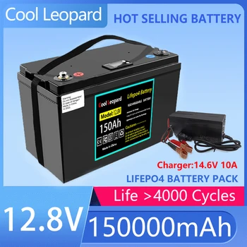 Аккумулятор CooI Leopard LiFePO4 12,8 В 150 Ач для резервного питания электрооборудования, автомобильной и промышленной техники