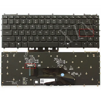 Американская Клавиатура с RGB подсветкой для Dell Alienware X15 R1 R2 2021 0V6M0K GD550 ET304000600 ET304000800