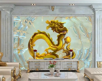 бейбехан новый Китайский Дракон фреска фон украшение стен живопись пользовательские обои 3D фотообои гостиная 3D обои
