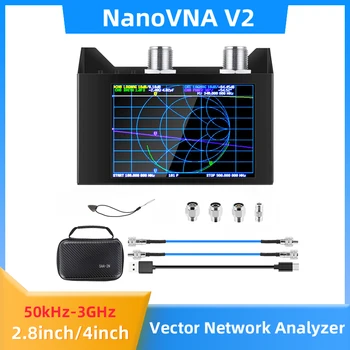 Векторный Сетевой Анализатор NanoVNA SAA-2N 50 кГц-3 ГГц ВЧ-УКВ-УВЧ Антенный Анализатор, Измеряющий Параметры S с Сенсорным ЖК-Экраном