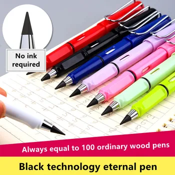 Вечная ручка без чернил милый съемный новый карандаш HB Стираемый карандаш Студенческая ручка для письма Художественная ручка детская ручка для рисования механический карандаш