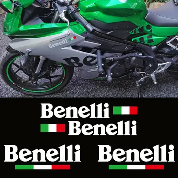 Виниловые наклейки для модификации мотоцикла Benelli Италия, Светоотражающий топливный бак, шлем, задний багажник, водонепроницаемые наклейки