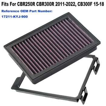 Воздушный фильтр с высоким расходом воздуха Для Honda CBR250R 2011-2013 CBR300R 2014-2022 CB300F/ABS 2015-2018 Ref.OE 17211-KYJ-900