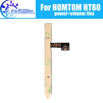 Гибкий кабель Боковой кнопки HOMTOM HT80 100% Оригинальные запчасти для Гибкого Кабеля кнопки Питания + Регулировки громкости для HOMTOM HT80