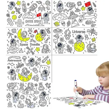 Детский рулон для рисования 11811,8 дюймов, товары для творчества для малышей, липкие развивающие игрушки для детей, рулон художественной бумаги, детские краски