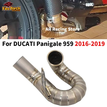 Для Ducati Panigale 959 2016 2017 2018 2019 959 Глушитель выхлопа мотоцикла Panigale Труба из титанового сплава
