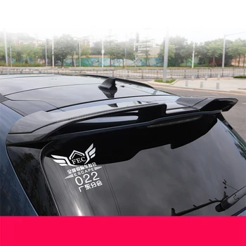 Для Ford Escape Kuga Спойлер 2020 2021 Высококачественный материал ABS Углеродное волокно Внешний вид заднего багажника Аксессуары для крыла кузова