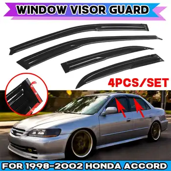 Для Honda Accord 1998-2002 Защита бокового стекла автомобиля, вентиляционное отверстие, ветровые дефлекторы, Защита от атмосферных воздействий, дефлектор