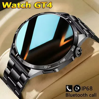 Для Huawei Watch GT4 Pro Смарт-Часы Мужские NFC GPS Трекер AMOLED 466*466 HD Экран Частота Сердечных сокращений Bluetooth Вызов SmartWatch 2023 Новый