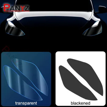 Для Tesla Модель 3 Y X S TPU Затемненная Фара Задний Фонарь Противотуманная Защитная Пленка Модификация Автомобиля Пленка Для Изменения Цвета