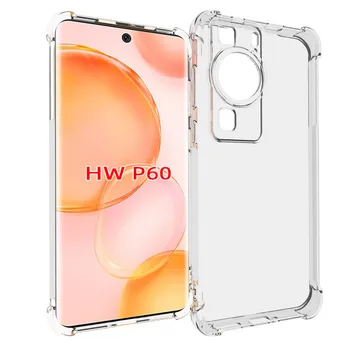 Для мобильного телефона Huawei P60 прозрачный чехол 