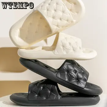 Женская летняя домашняя мебель WTEMPO, тапочки из Эва, нескользящие, для ванной, пара сандалий и тапочек, оптовая продажа, прямая поставка