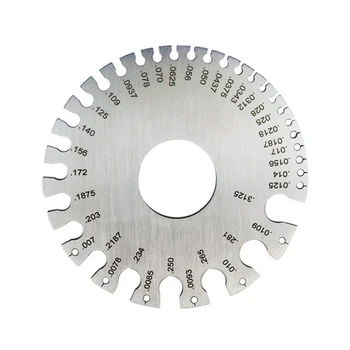Измеритель диаметра проволоки, инструмент для измерения закалки, шаблон для инструмента для проверки сварных швов, толщиномер, Прочный, простой в использовании