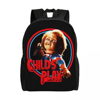 Индивидуальные рюкзаки Child's Play Chucky, женская и мужская мода, сумка для книг, сумки для фильмов ужасов, колледжа