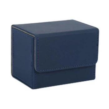 Картонная коробка С Боковой Загрузкой Картонная Коробка для Колоды Mtg Yugioh Card Binder Holder 100 +, Темно-синий