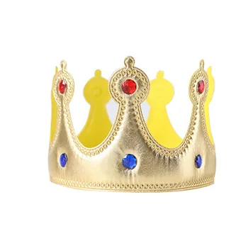 Корона для вечеринки в честь дня рождения ребенка, бриллиантовый декор, легкая тканевая корона, реквизит для вечеринки, подарки на день рождения для мальчиков и девочек