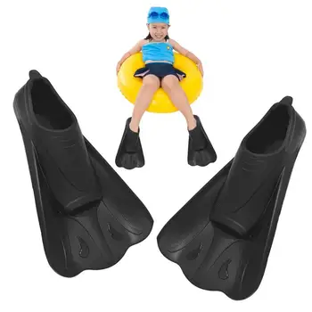 Короткие ласты для дайвинга Унисекс, Тренировочные ласты для дайвинга, Дренажный дизайн, инструмент для подводного плавания для детей, взрослых, мужчин и женщин