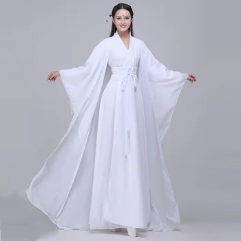 Косплей Костюм Традиционная Женская Одежда Ханьфу Китайская Древняя Одежда Для Хэллоуина Классический Танец Цитра Платье Для Выступления
