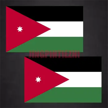 Креативная наклейка с флагом Иордании 2 Виниловые наклейки Наклейки на гоночный шлем
