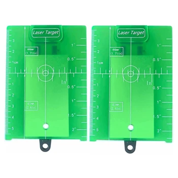 Лазерная мишень, 2 упаковки зеленой магнитной напольной мишени с подставкой