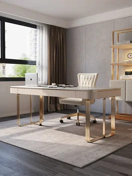 Легкий роскошный письменный стол, современный элитный набор мебели для кабинета, каллиграфии, офиса и письменного стола, высокого класса